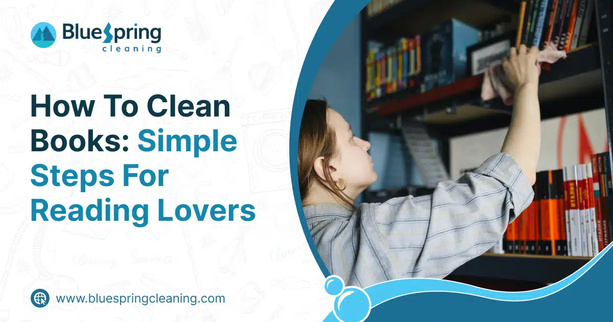 How to clean books