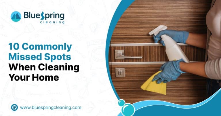 Overlooked cleaning spots at home